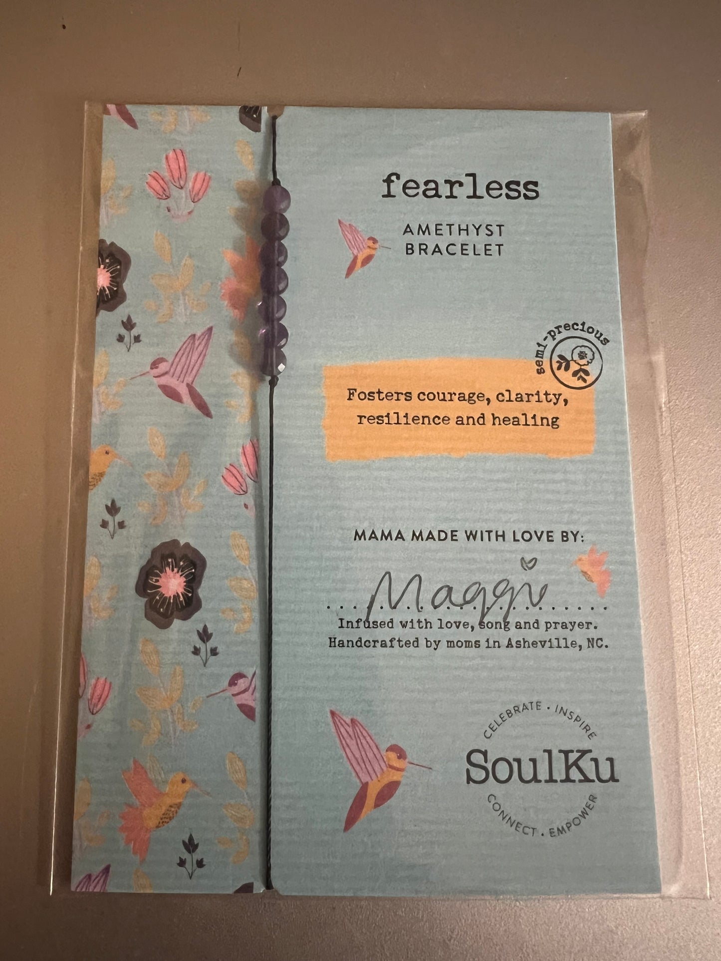 Bracelet Fearless - Amethyst