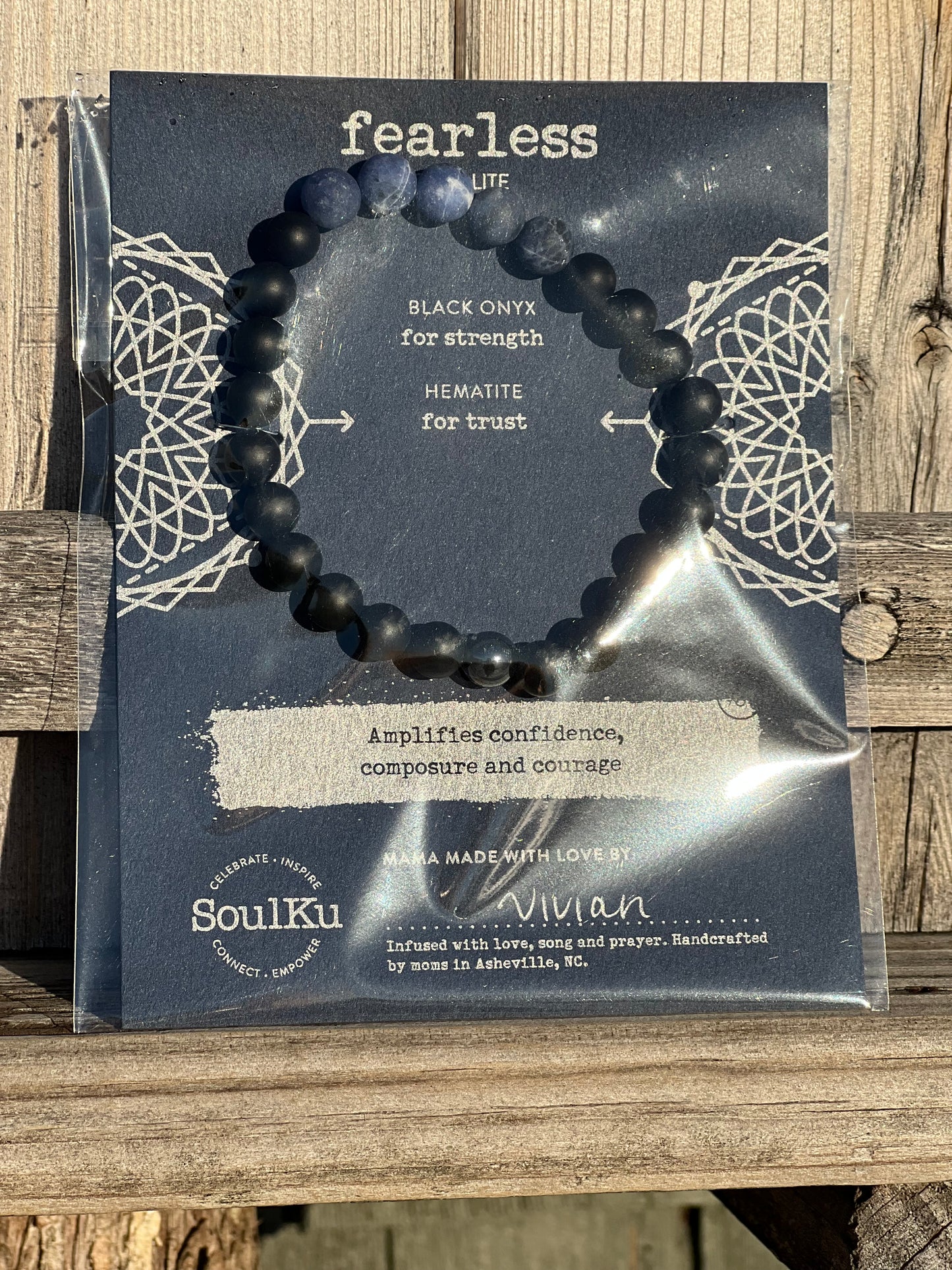 Bracelet Fearless - Black Onyx