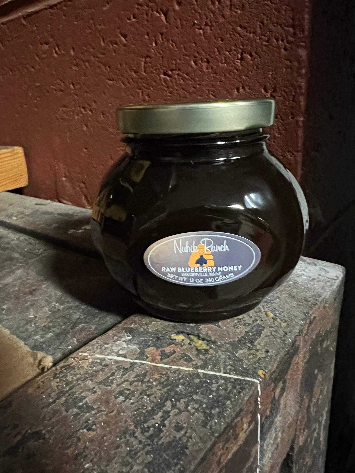 Honey Blueberry Maine Raw 9 oz.