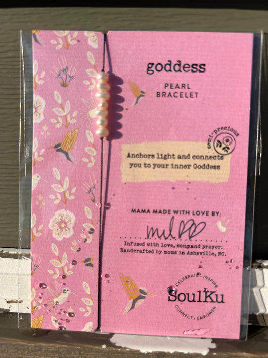 Bracelet Goddess - Pearl