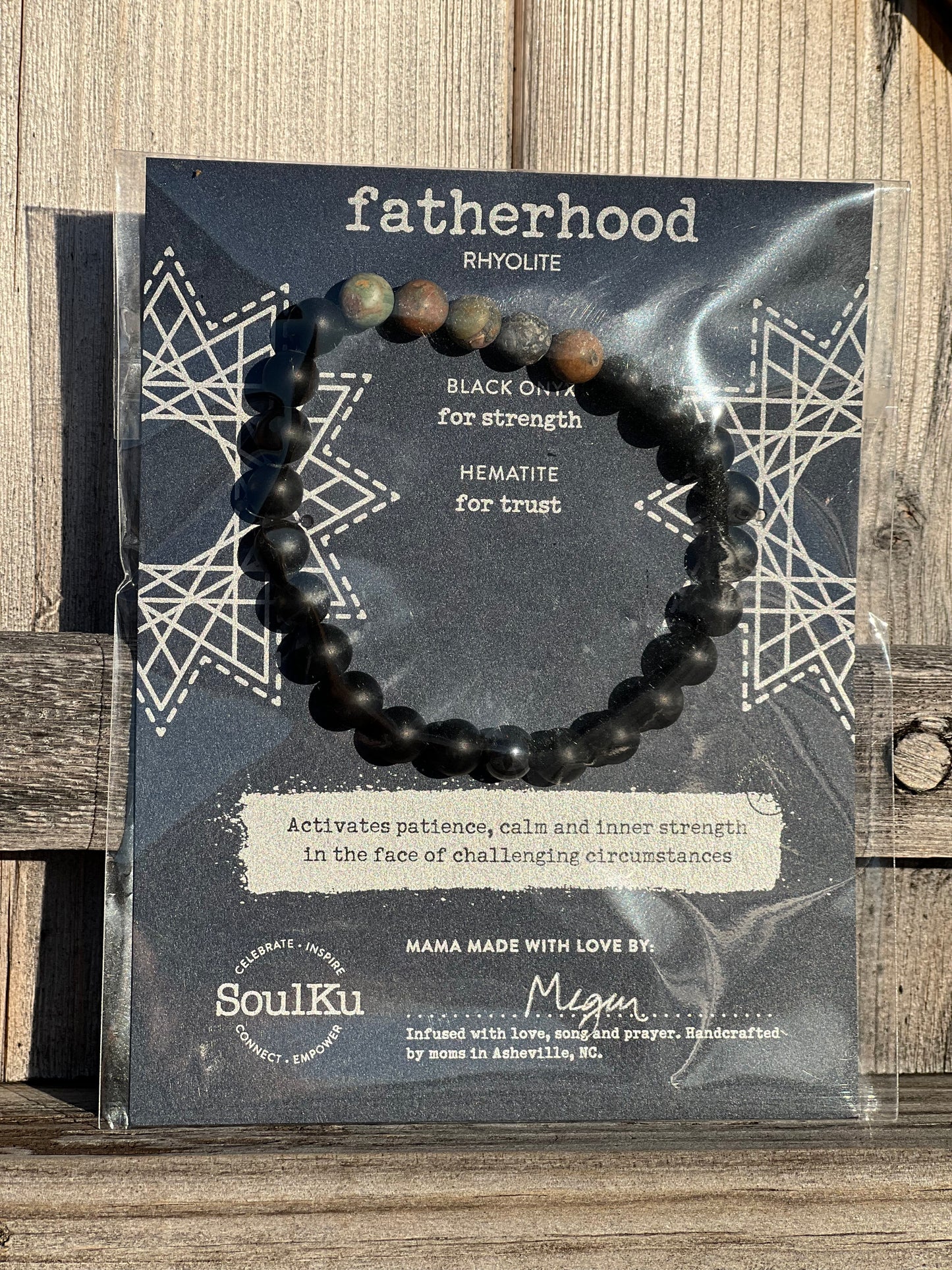 Bracelet Fatherhood  - Rhyolite
