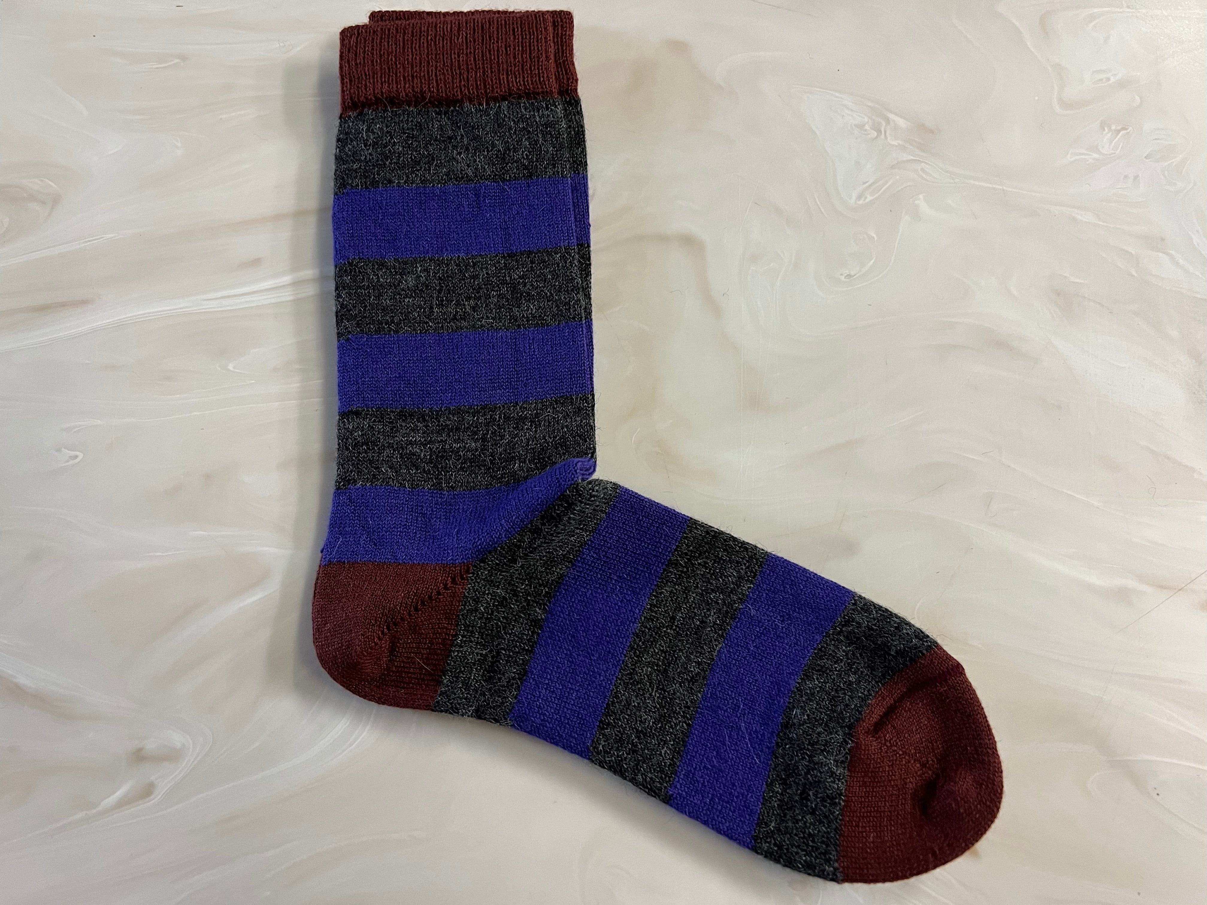 Socks Alpaca Socks Tri-Color S-M