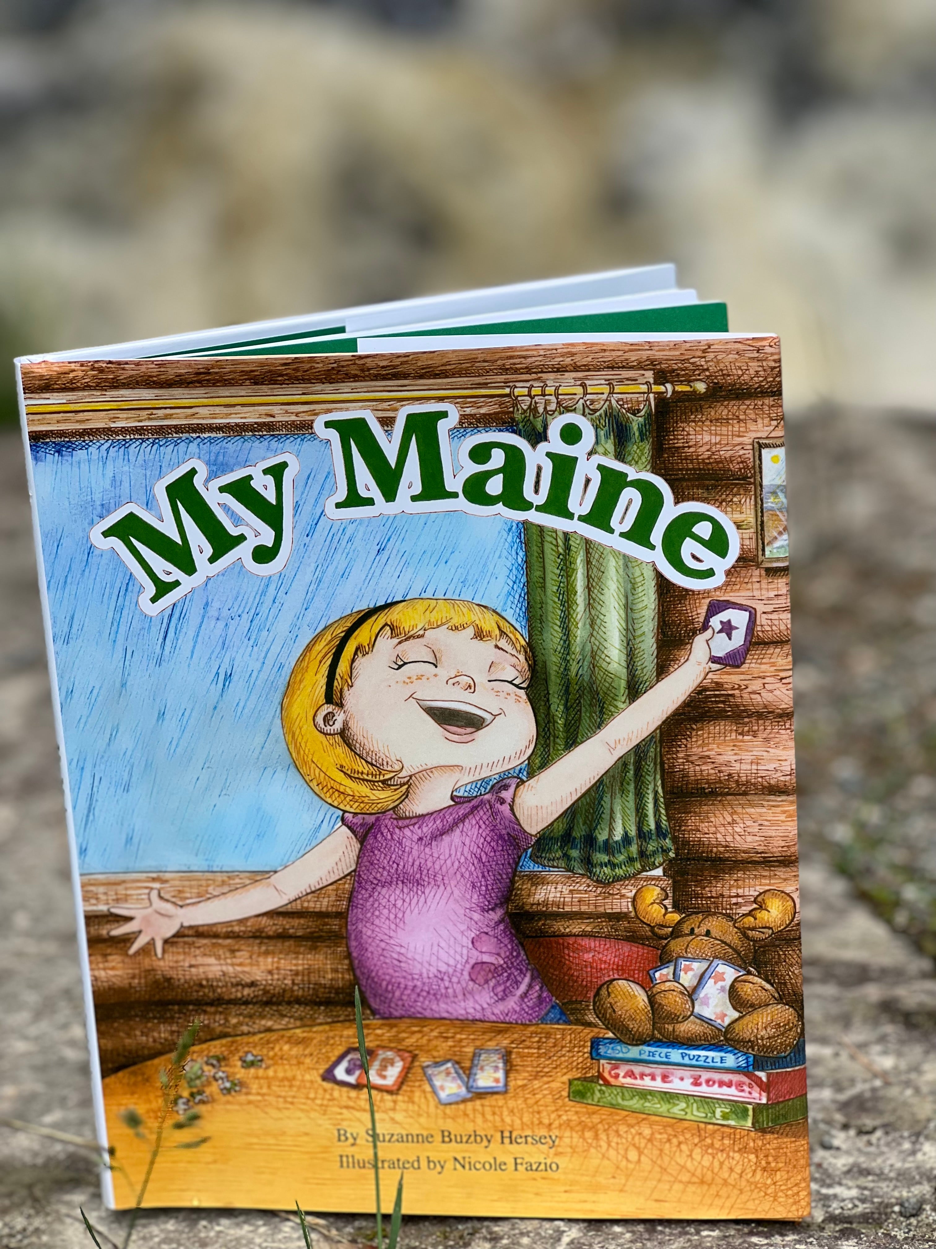 Maine Author MY MAINE by Suzanne Buzzy Hersey