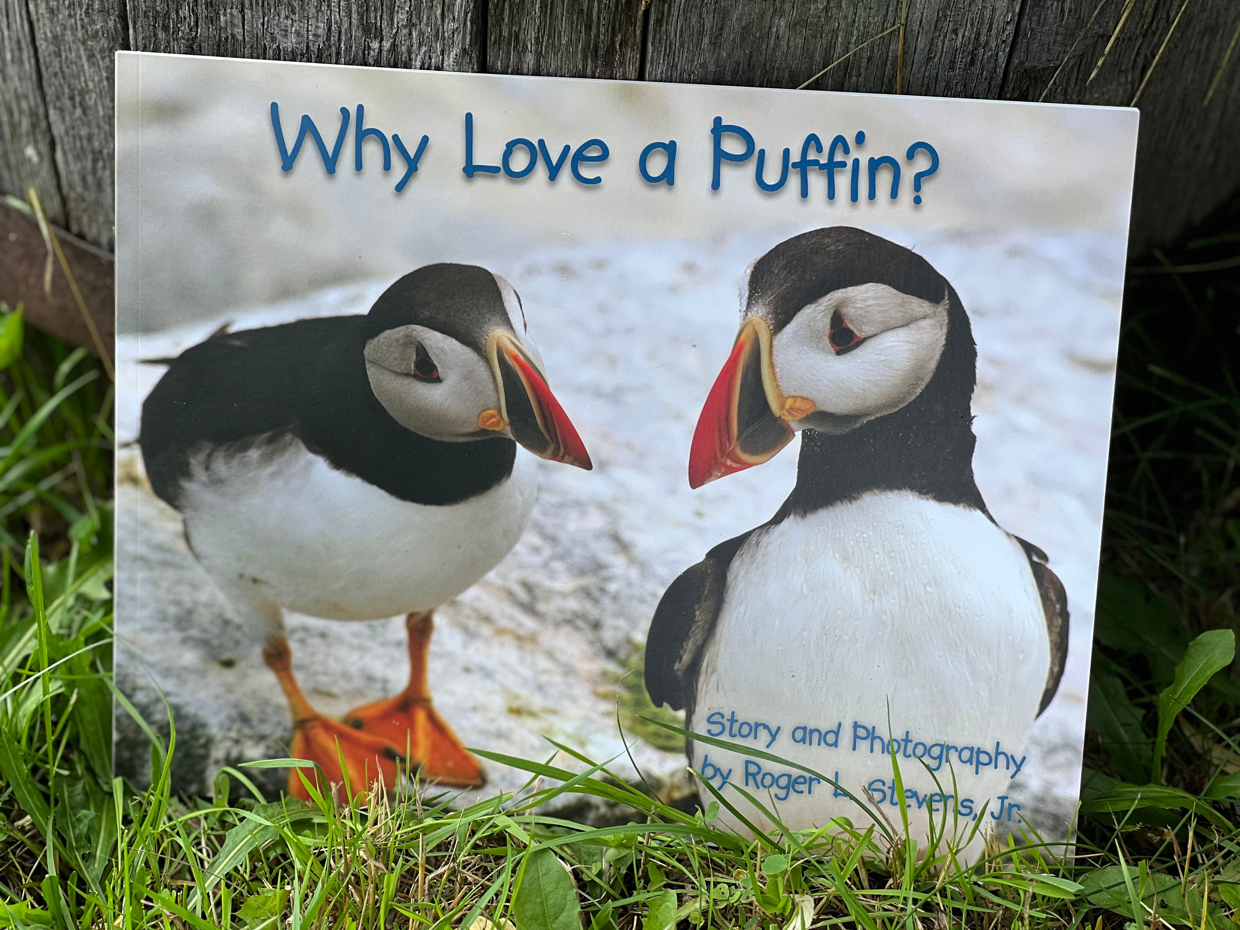 Maine Author WHY LOVE A PUFFIN by Roger L. Stevens
