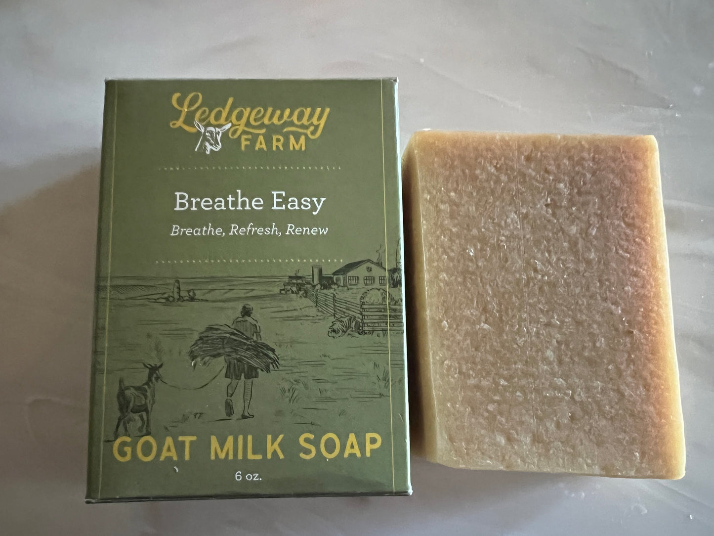 Soap Goat’s Milk - Breath Easy -  Breathe, Refresh, Renew