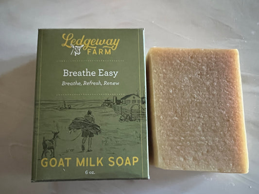 Soap Goat’s Milk - Breath Easy -  Breathe, Refresh, Renew