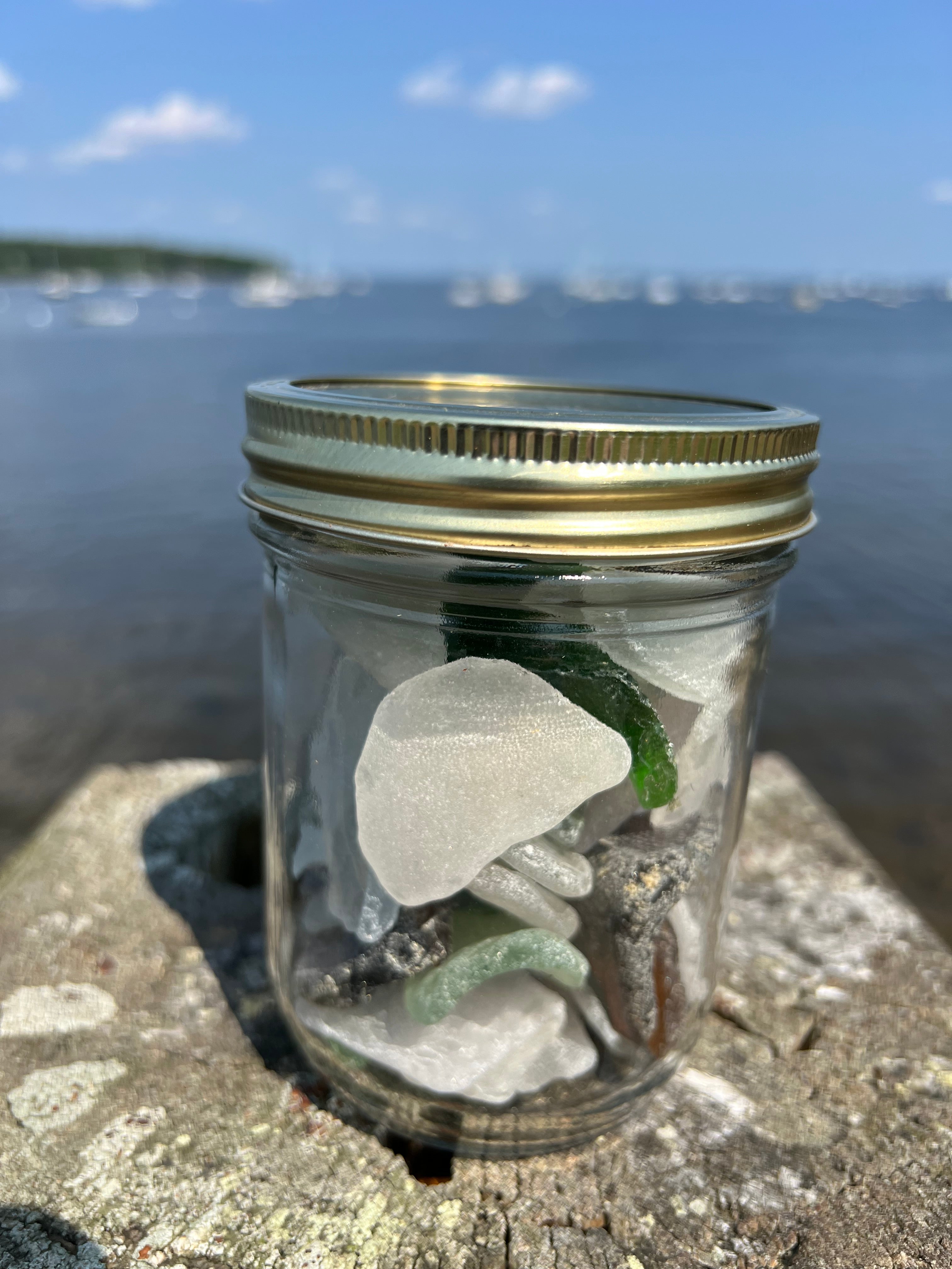 Sea Glass Maine genuine - medium