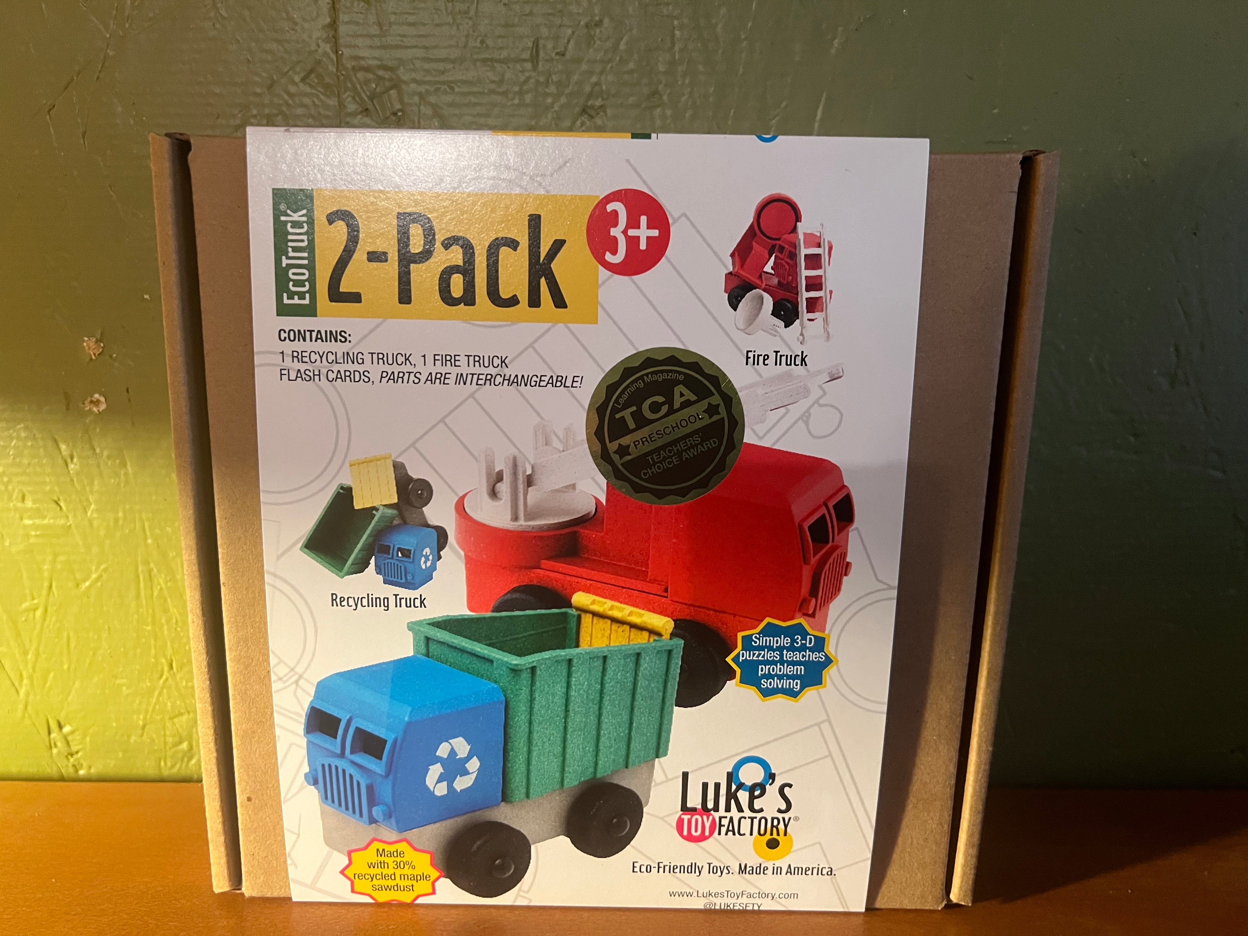 Truck Fire & Recycle  (2 per pack)