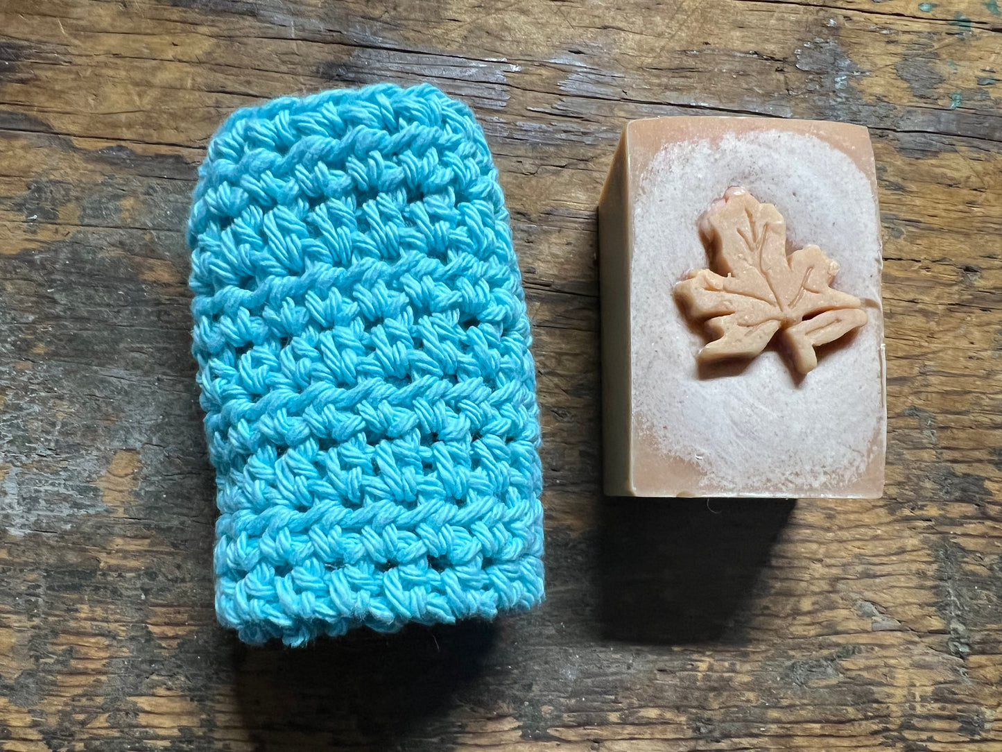 Soap Goat’s Milk Autumn Woods & Cotton Washcloth