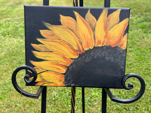 Canvas Sunflower 8x10”