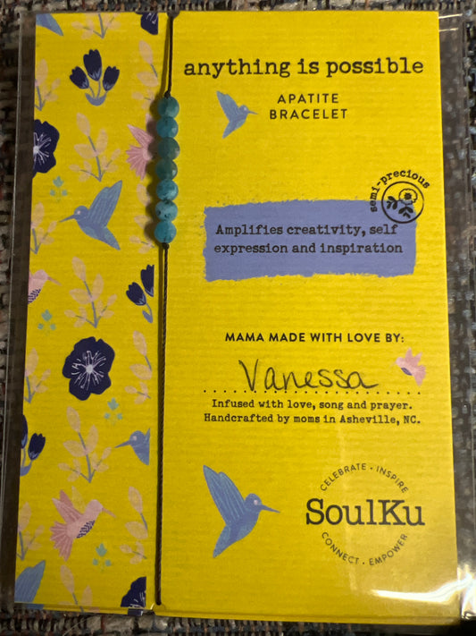 Bracelet Anything Is Possible - Apatite