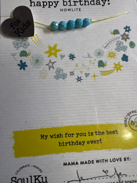 Kids Necklace Happy Birthday