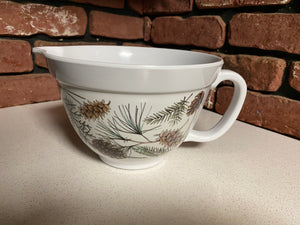Pine Cone Patterned Batter Bowl