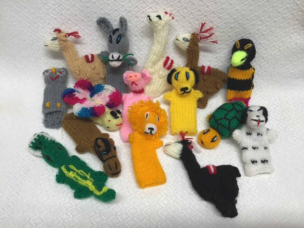 Handmade Animal Finger Puppets