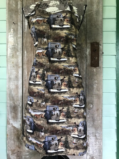 Chef Apron Hunting Dog truck